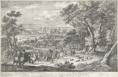 View of the Castle and Park of Vincennes by Adriaen Frans Boudewyns